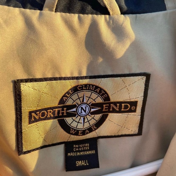 Vintage Khaki Suede Light Jacket Size Medium - Picture 5 of 5